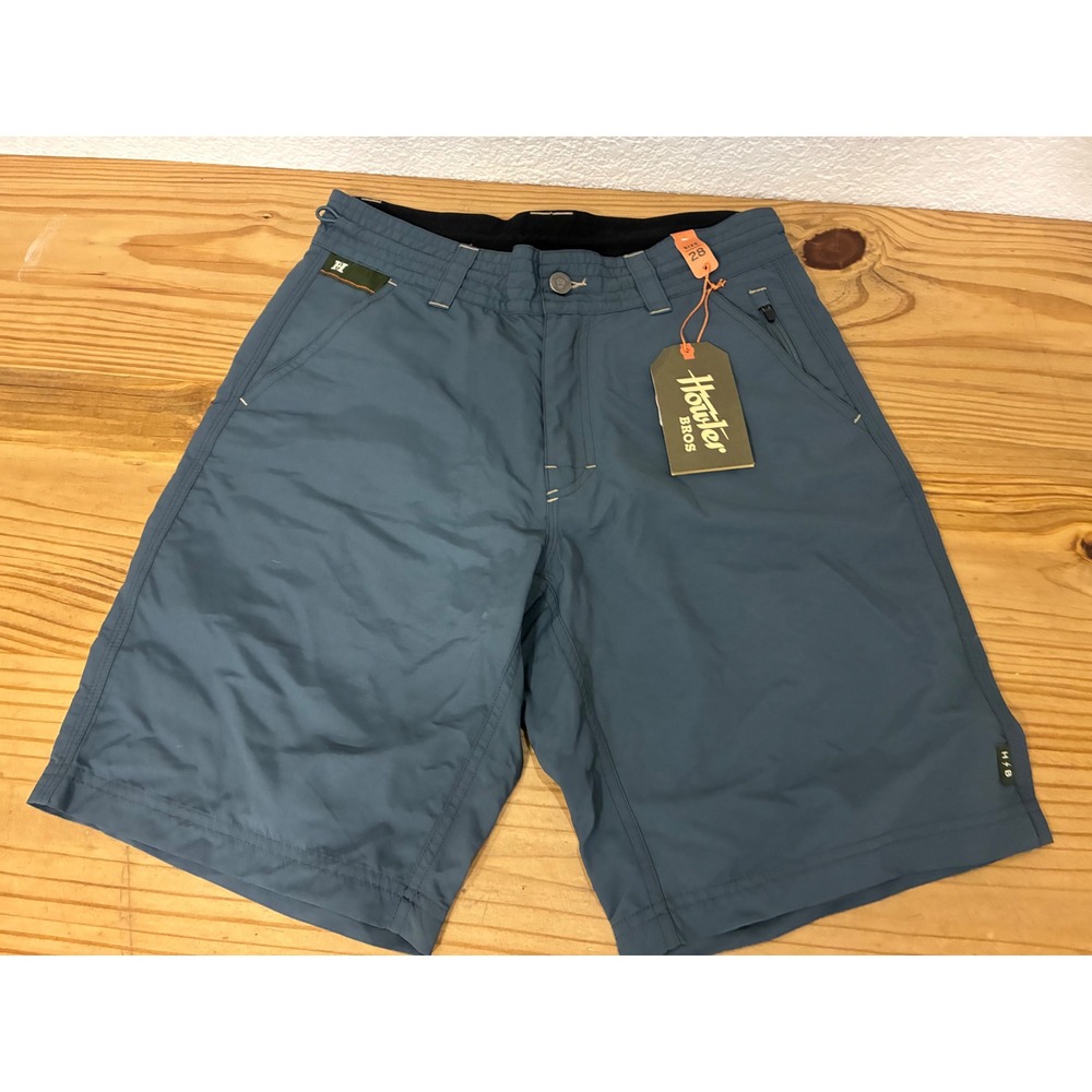 Howler Brothers Horizon Hybrid Short 2.0 Petrol Blue Mens 28 Ripstop Shorts